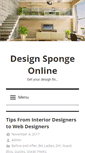 Mobile Screenshot of designspongeonline.com
