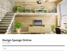 Tablet Screenshot of designspongeonline.com